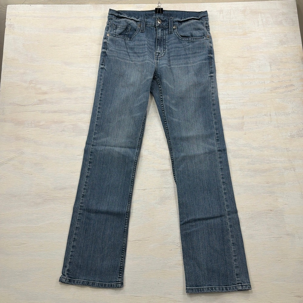 Cody James Jeans 32x32 Straight Leg Five Pocket Stretch Blue Denim Mens